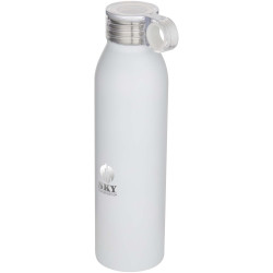 Bouteille publicitaire d’eau Grom de 650 ml en acier inoxydable recyclé certifié RCS