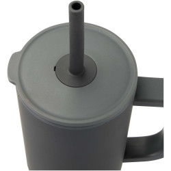 Gobelet publicitaire isotherme Brady 900 ml certifié RCS avec paille en silicone