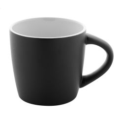 Mug en céramique personnalisable noire intérieur coloré 300 ml Mug en céramique personnalisable noire intérieur coloré 300 ml