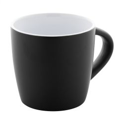 Mug en céramique personnalisable noire intérieur coloré 300 ml Mug en céramique personnalisable noire intérieur coloré 300 ml