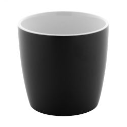 Mug en céramique personnalisable noire intérieur coloré 300 ml Mug en céramique personnalisable noire intérieur coloré 300 ml
