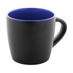 Mug en céramique personnalisable noire intérieur coloré 300 ml Mug en céramique personnalisable noire intérieur coloré 300 ml