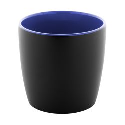 Mug en céramique personnalisable noire intérieur coloré 300 ml Mug en céramique personnalisable noire intérieur coloré 300 ml