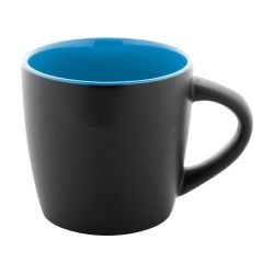 Mug en céramique personnalisable noire intérieur coloré 300 ml Mug en céramique personnalisable noire intérieur coloré 300 ml