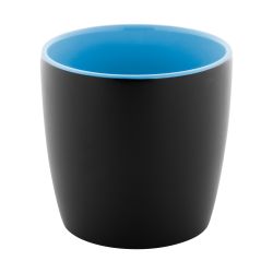 Mug en céramique personnalisable noire intérieur coloré 300 ml Mug en céramique personnalisable noire intérieur coloré 300 ml