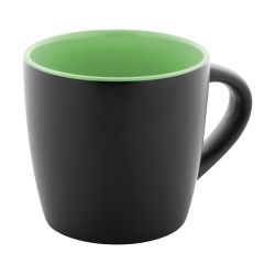 Mug en céramique personnalisable noire intérieur coloré 300 ml Mug en céramique personnalisable noire intérieur coloré 300 ml