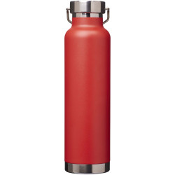 Bouteille publicitaire isolation sous vide Astra 650 ml en cuivre et acier inoxydable recyclé certifié RCS Bouteille publicitaire isolation sous vide Astra 650 ml en cuivre et acier inoxydable recyclé certifié RCS