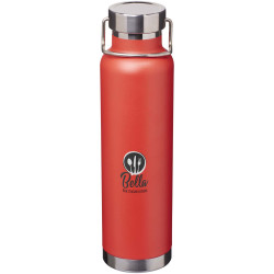 Bouteille publicitaire isolation sous vide Astra 650 ml en cuivre et acier inoxydable recyclé certifié RCS Bouteille publicitaire isolation sous vide Astra 650 ml en cuivre et acier inoxydable recyclé certifié RCS