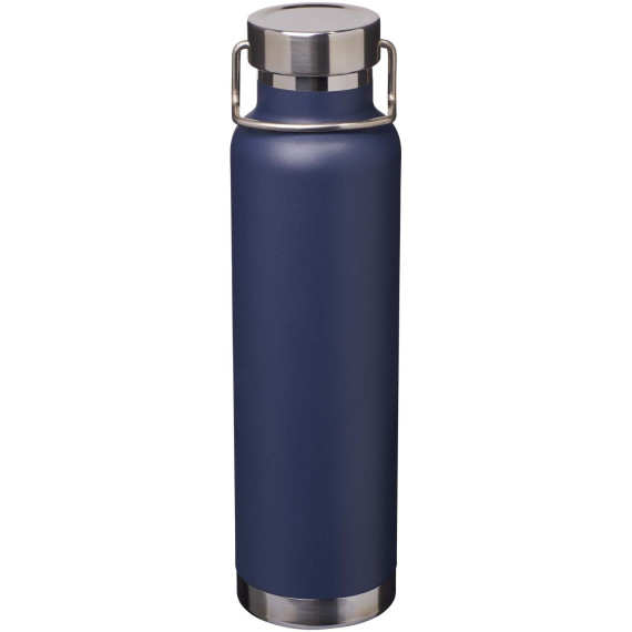 Bouteille publicitaire isolation sous vide Astra 650 ml en cuivre et acier inoxydable recyclé certifié RCS Bouteille publicitaire isolation sous vide Astra 650 ml en cuivre et acier inoxydable recyclé certifié RCS