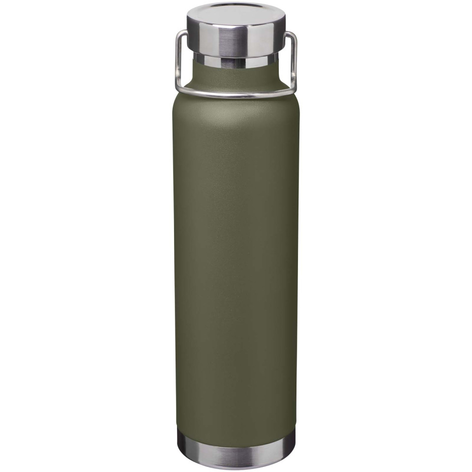 Bouteille publicitaire isolation sous vide Astra 650 ml en cuivre et acier inoxydable recyclé certifié RCS
