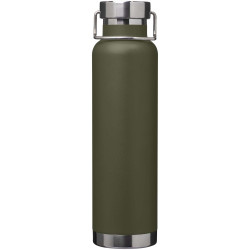 Bouteille publicitaire isolation sous vide Astra 650 ml en cuivre et acier inoxydable recyclé certifié RCS