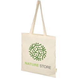 Sac publicitaire fourre-tout en coton biologique 7L Orissa 100 g/m²