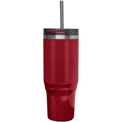 Mug publicitaire isotherme Melbourne 1200 ml certifié RCS avec paille