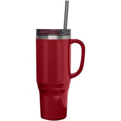 Mug publicitaire isotherme Melbourne 1200 ml certifié RCS avec paille