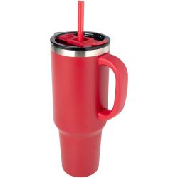 Mug publicitaire Sydney 1200 ml double paroi certifié RCS avec isolation par le vide et couche de cuivre avec paille Mug publicitaire Sydney 1200 ml double paroi certifié RCS avec isolation par le vide et couche de cuivre avec paille