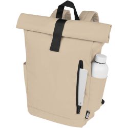 Sac publicitaire à dos Byron de 18 L en RPET GRS 15,6" avec dessus enroulable Sac publicitaire à dos Byron de 18 L en RPET GRS 15,6" avec dessus enroulable