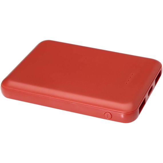 Batterie publicitaire de secours en plastique recyclé Asama type-C de 5 000 mAh Batterie publicitaire de secours en plastique recyclé Asama type-C de 5 000 mAh