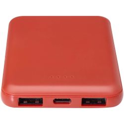 Batterie publicitaire de secours en plastique recyclé Asama type-C de 5 000 mAh Batterie publicitaire de secours en plastique recyclé Asama type-C de 5 000 mAh