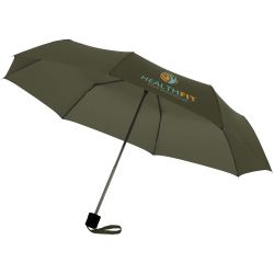Parapluie publicitaire pliant 21.5'' - 3 sections express Parapluie publicitaire pliant 21.5'' - 3 sections express