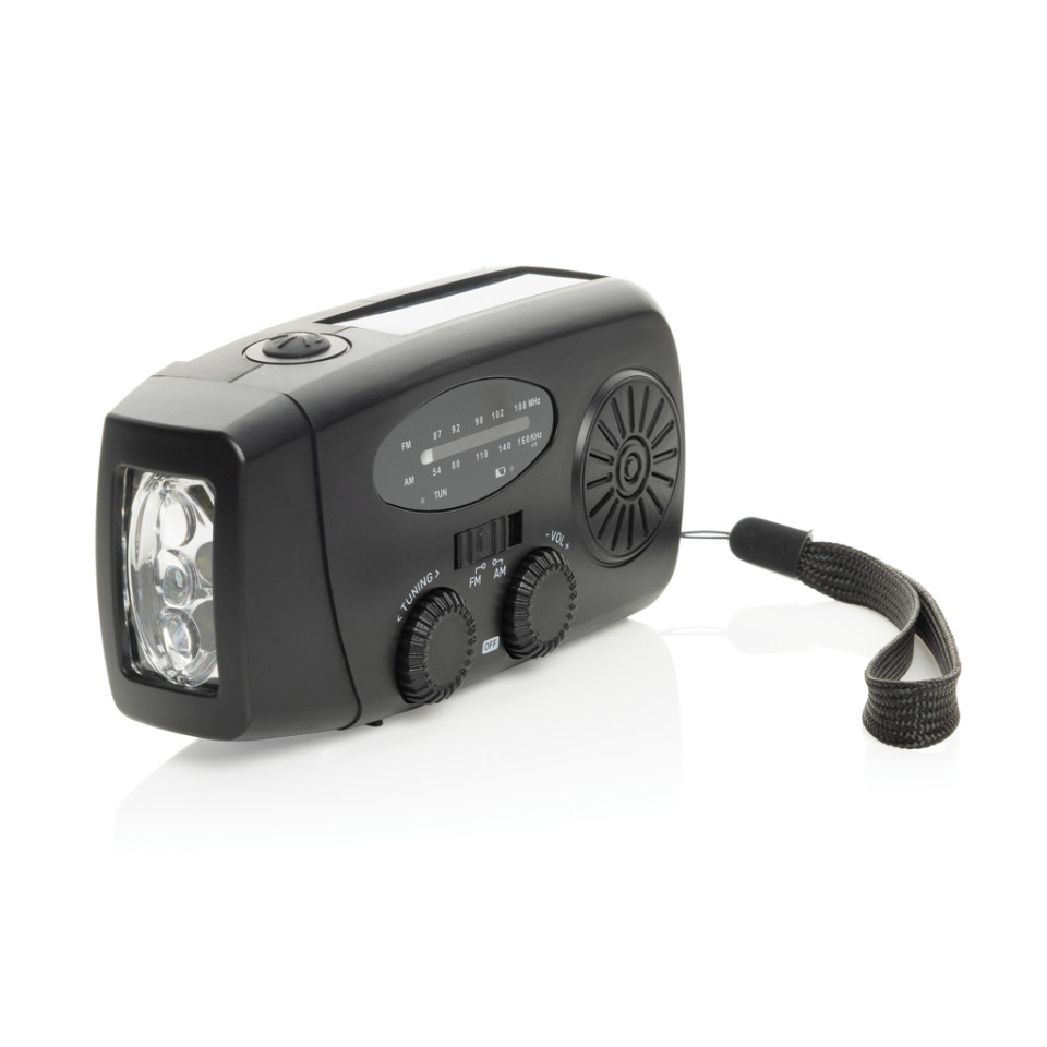Radio publicitaire d'urgence en plastique recyclé RCS RescueWave
