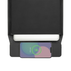 Pochette publicitaire ordinateur 14-15.6' avec chargeur 15W Swiss Peak