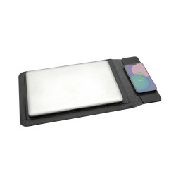 Pochette publicitaire ordinateur 14-15.6' avec chargeur 15W Swiss Peak