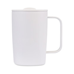 Mug publicitaire 450ml en acier recyclé RCS Aviana™ Rowan
