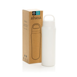Bouteille publicitaire 470ml en acier recyclé RCS Aviana™ Rowan Bouteille publicitaire 470ml en acier recyclé RCS Aviana™ Rowan