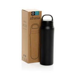 Bouteille publicitaire 470ml en acier recyclé RCS Aviana™ Rowan
