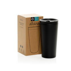 Mug publicitaire 500ml en acier recyclé RCS Aviana™ Rowan Mug publicitaire 500ml en acier recyclé RCS Aviana™ Rowan