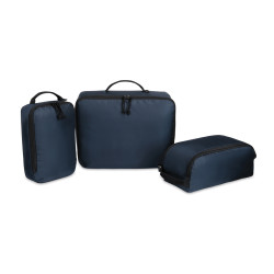 Set publicitaire de 3 cubes de compression en rPET AWARE™ Renew