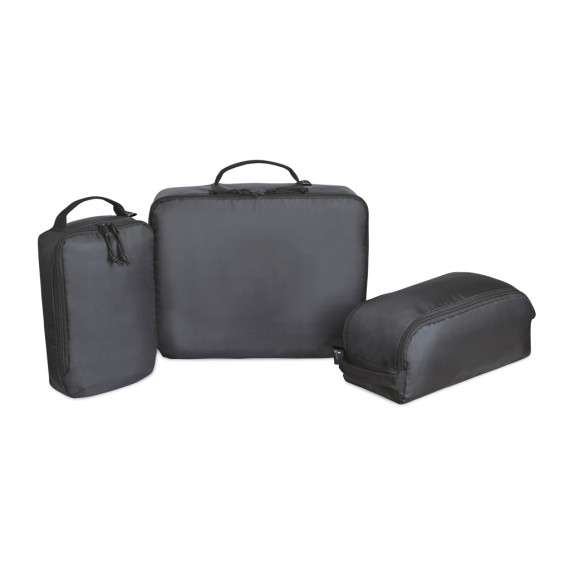 Set publicitaire de 3 cubes de compression en rPET AWARE™ Renew Set publicitaire de 3 cubes de compression en rPET AWARE™ Renew
