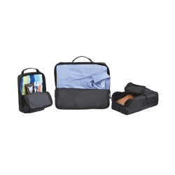 Set publicitaire de 3 cubes de compression en rPET AWARE™ Renew Set publicitaire de 3 cubes de compression en rPET AWARE™ Renew