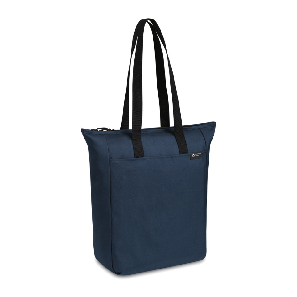 Sac publicitaire tote avec fermeture zip en rPET AWARE™ Renew