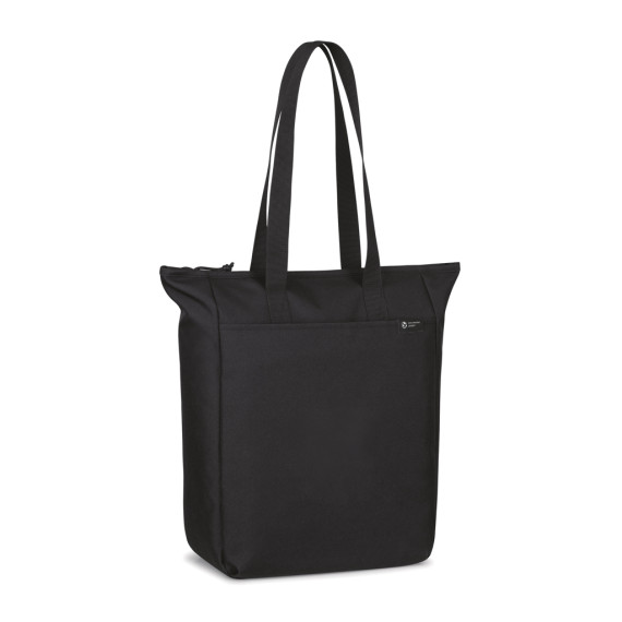 Sac publicitaire tote avec fermeture zip en rPET AWARE™ Renew Sac publicitaire tote avec fermeture zip en rPET AWARE™ Renew