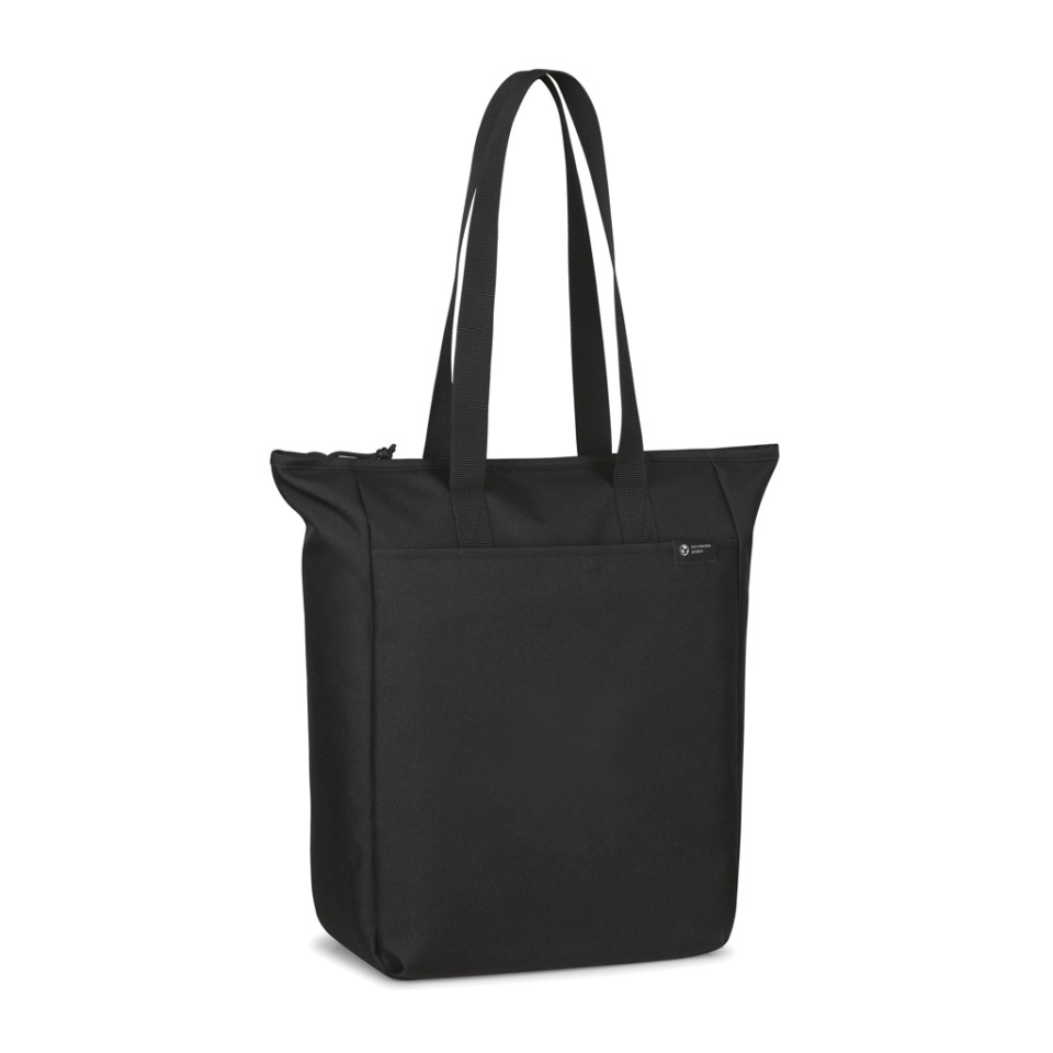 Sac publicitaire tote avec fermeture zip en rPET AWARE™ Renew