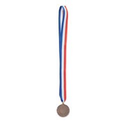 Médaille personnalisée en fer avec une sangle bleu, blanc et rouge Express