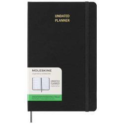 Agenda publicitaire L hebdomadaire non daté Moleskine à couverture rigide