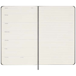 Agenda publicitaire L hebdomadaire non daté Moleskine à couverture rigide Agenda publicitaire L hebdomadaire non daté Moleskine à couverture rigide