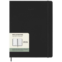 Agenda publicitaire XL hebdomadaire 12 mois Moleskine à couverture rigide