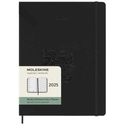 Agenda publicitaire XL hebdomadaire 12 mois Moleskine à couverture rigide Agenda publicitaire XL hebdomadaire 12 mois Moleskine à couverture rigide