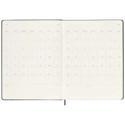 Agenda publicitaire XL hebdomadaire 12 mois Moleskine à couverture rigide Agenda publicitaire XL hebdomadaire 12 mois Moleskine à couverture rigide