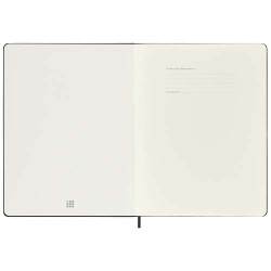 Agenda publicitaire XL hebdomadaire 12 mois Moleskine à couverture rigide Agenda publicitaire XL hebdomadaire 12 mois Moleskine à couverture rigide