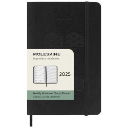 Agenda publicitaire de poche hebdomadaire 12 mois Moleskine à couverture souple Agenda publicitaire de poche hebdomadaire 12 mois Moleskine à couverture souple