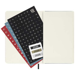 Agenda publicitaire de poche hebdomadaire 12 mois Moleskine à couverture souple Agenda publicitaire de poche hebdomadaire 12 mois Moleskine à couverture souple