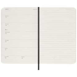 Agenda publicitaire de poche hebdomadaire 12 mois Moleskine à couverture souple Agenda publicitaire de poche hebdomadaire 12 mois Moleskine à couverture souple