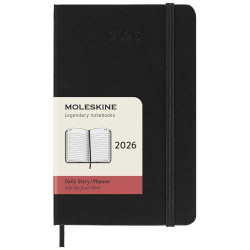 Agenda publicitaire de poche quotidien 12 mois Moleskine à couverture rigide