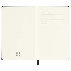 Agenda publicitaire de poche quotidien 12 mois Moleskine à couverture rigide Agenda publicitaire de poche quotidien 12 mois Moleskine à couverture rigide