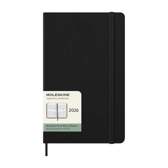 Agenda publicitaire L vertical 12 mois Moleskine à couverture rigide