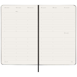 Agenda publicitaire L vertical 12 mois Moleskine à couverture rigide